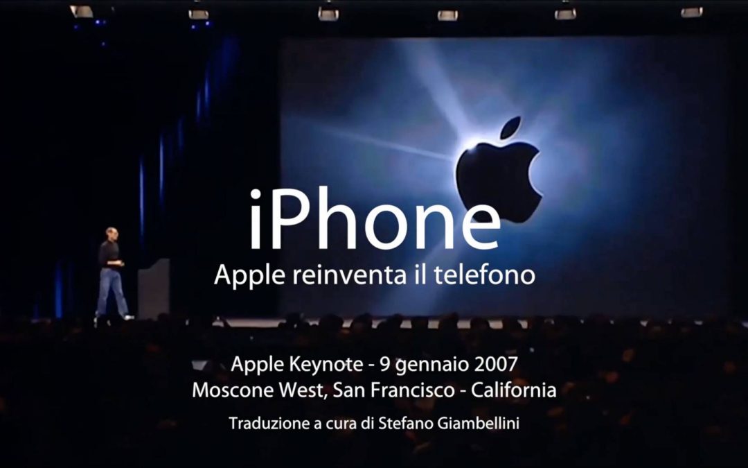 Steve Jobs presenta iPhone 2007